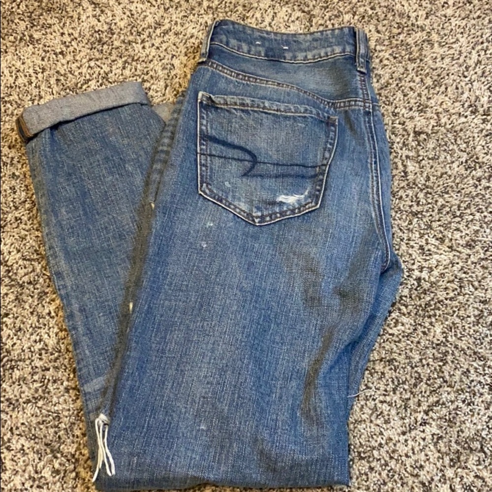 American Eagle High Rise Tom Girl Jeans